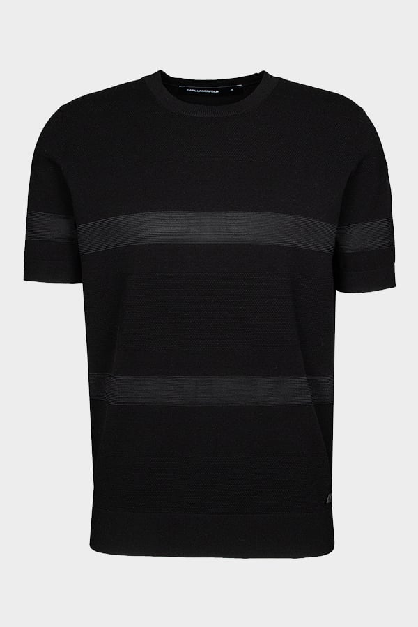 ΑΝΔΡΙΚΗ ΜΠΛΟΥΖΑ KARL LAGERFELD - 990 ΜΑΥΡΟ